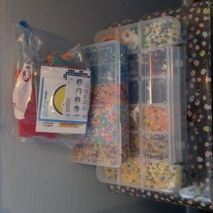 Bead Set with Emoji Patterns